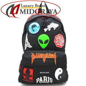 Balenciaga Explorer Backpack Black Multicolored Nylon